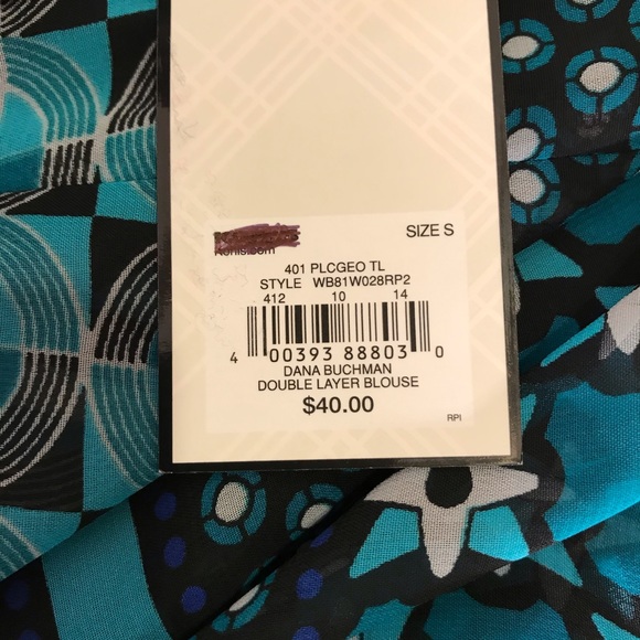 DANA BUCHMAN BEAUTIFUL BLOUSE 👚 - Picture 6 of 6